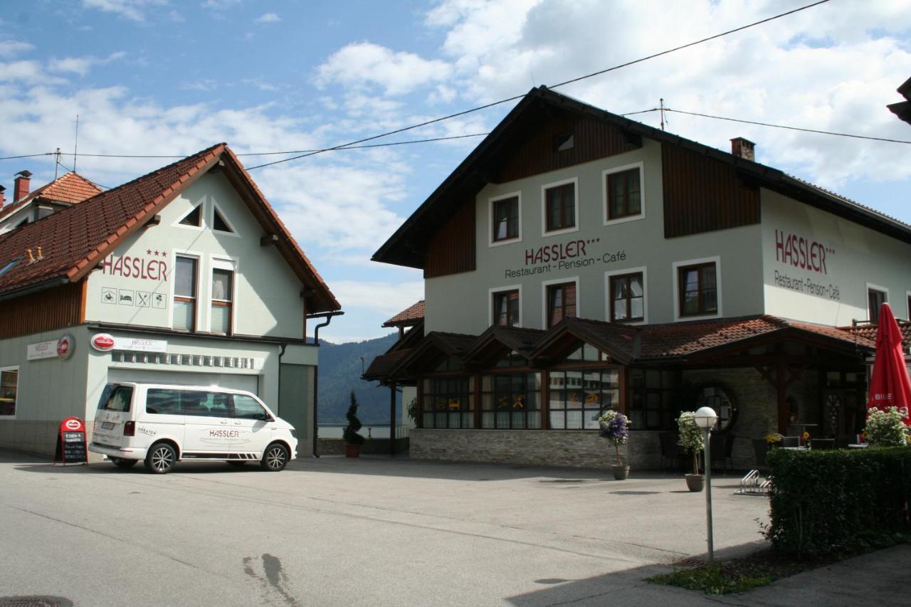 Restaurant - Cafe - Pension Hassler Berg im Drautal Buitenkant foto